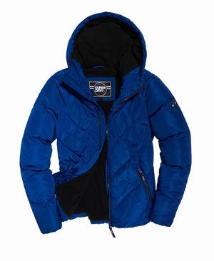 Superdry Xenon Padded Férfi Kabát Kék | BUFZN4032